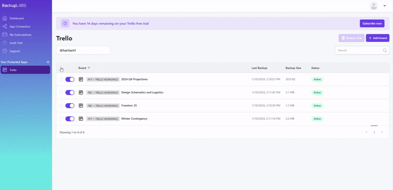 BackupLABS backup for Trello Power-Up | Trello
